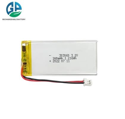 Batterie LiFePO4 haute capacité 3,2 V 380 mAh avec 500 cycles de vie pour outils électriques et stockage d'énergie solaire