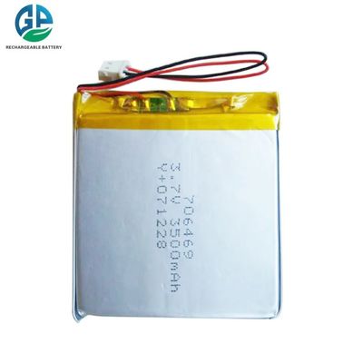 Taux de décharge élevé 706469 3500mAh Batterie au lithium polymère