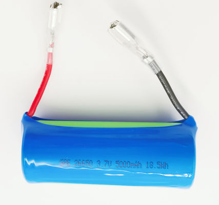 Batterie rechargeable au lithium-ion 26650 5000 mAh Batterie cellule 3,7v Batterie cylindrique