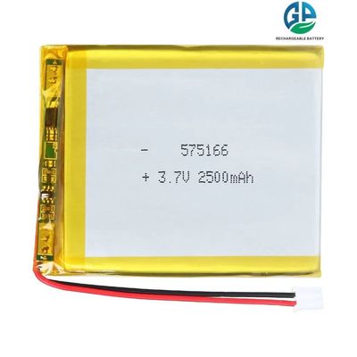 Batterie Li-Polymère haute capacité 2500mAh 3.7V avec 500 cycles de vie