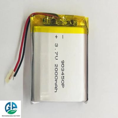 Batterie à taux de décharge élevé 30C Max60C Rechargeable 903450 3.7V 2000mah Batterie Lipo 3.7V Batterie Li-Polymère
