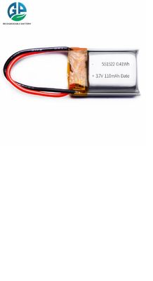 Piles au lithium métal polymère 3,7v 110mah KC de haute qualité vente à chaud bas prix rechargeable 551522 3,7V 110mah
