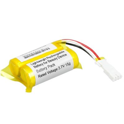 Batterie rechargeable légère de 900 mAh avec une durée de vie de 500 cycles pour appareils de beauté