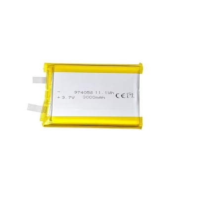 Batterie Lipo rechargeable à haut débit de décharge 3,7 V 3000 mAh 30C Max60C 974058 3,7 V 3000 mAh pour drone