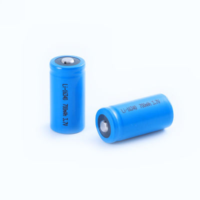 Batterie lithium-ion rechargeable ICR16340 700mAh 3.7V pour lampe de poche et appareils portables
