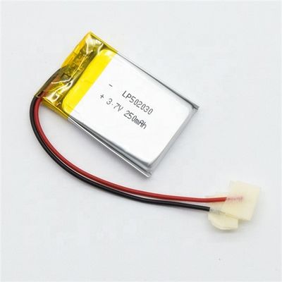 502030 3.7V 250mAh LiPo Batterie avec PCM et câble