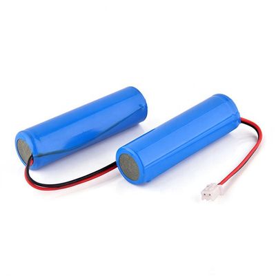 Pack de batterie lithium 18650 3,7 V 2600 mAh avec connecteur JST pour appareils portables