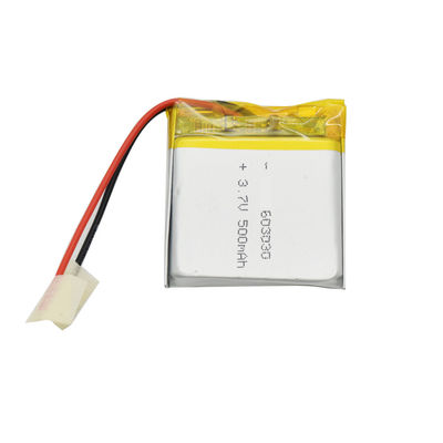 603030 3,7 paquet de batterie de Li Polymer Battery 500mah UN38.3 Lipo de volt
