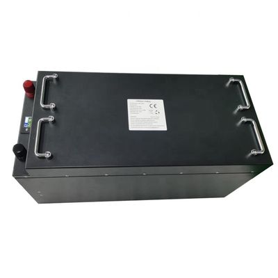 Batterie de chariot élévateur LiFePO4 48V 400Ah à cycle profond avec BMS d'équilibrage actif pour AGV