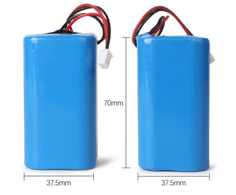500 paquet cylindrique de batterie des cellules 4S1P des périodes 14.8V 2500mAh 18650