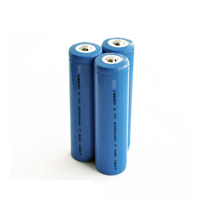 Batterie au lithium-ion 18650 certifiée RoHS 2500mAh 3.7V avec PCM pour les applications industrielles