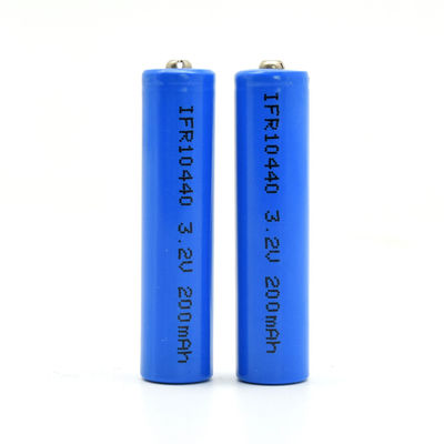 3.2V 200mAh LiFePO4 Batterie au lithium rechargeable avec 2000 cycles de vie et large plage de température pour lampe LED