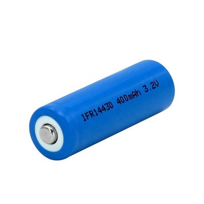 Batterie LiFePO4 3,2 V 400 mAh avec durée de vie de 2000 cycles et taille de 14*43 mm pour applications solaires