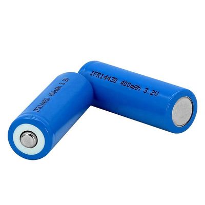 14430 Taille 3.2V 400mAh Batterie LiFePO4 Rechargeable Lithium Phosphate pour Applications Solaires