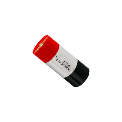 Batterie Lipo rechargeable 3,7 V 850 mAh Lithium Polymer 17350 Batterie pour cigarette électronique