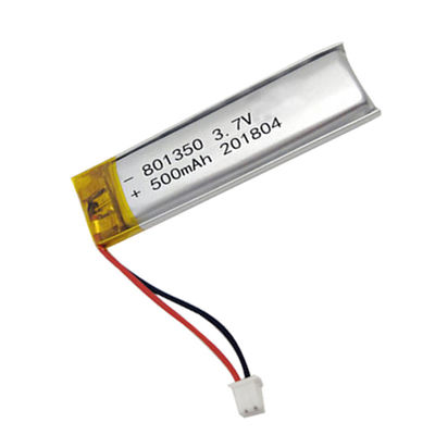 801350 Batterie LiPo rechargeable lithium polymère 3,7V 500mAh pour appareil médical