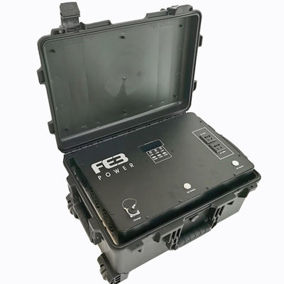 Générateur solaire imperméable à l'eau de 5000 W avec batterie LiFePO4 - centrale électrique portable à usage intérieur/extérieur