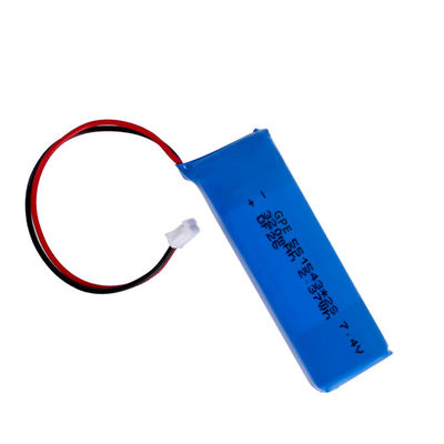 7.4V 320mAh 500 durée de vie de la batterie au lithium polymère batterie rechargeable LiPo pour jouets et appareils électroménagers