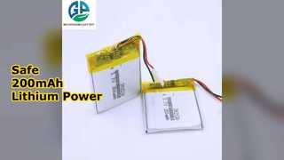 Batterie au lithium 200 mAh : alimentez vos appareils en toute sécurité