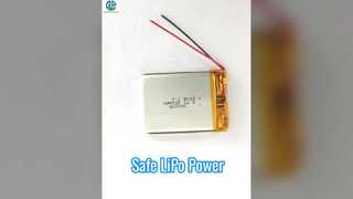 Batterie LiPo 3,7 V 250 mAh approuvée UL CB KC.
